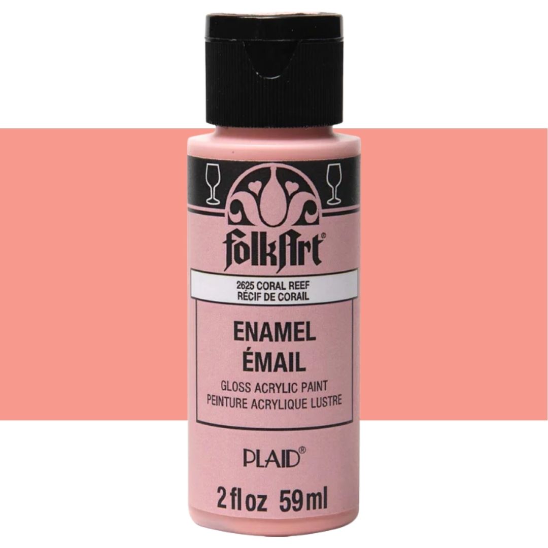 FolkArt Glass Acrylic Enamel Paints 59ML