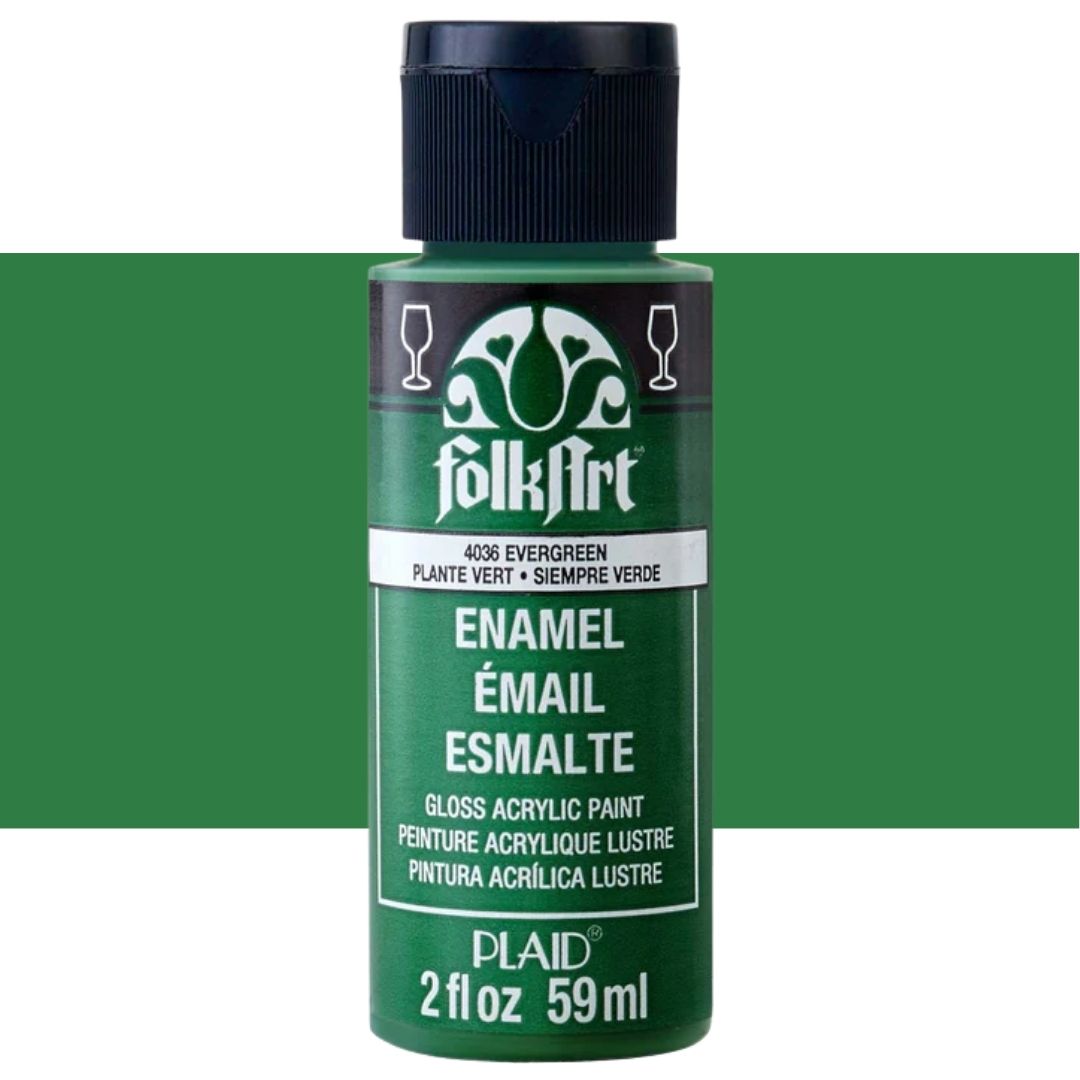 FolkArt Glass Acrylic Enamel Paints 59ML