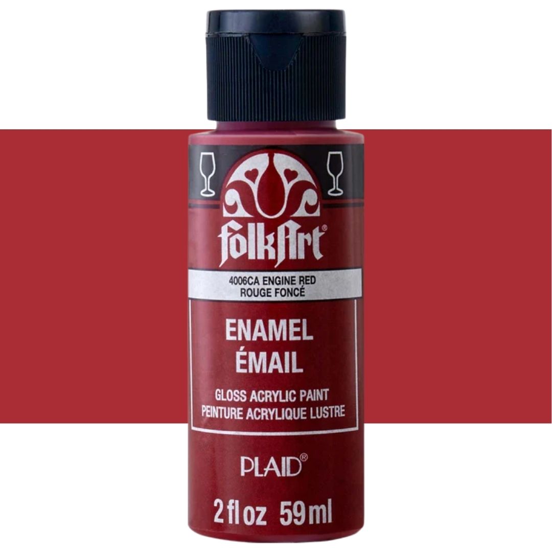 FolkArt Glass Acrylic Enamel Paints 59ML