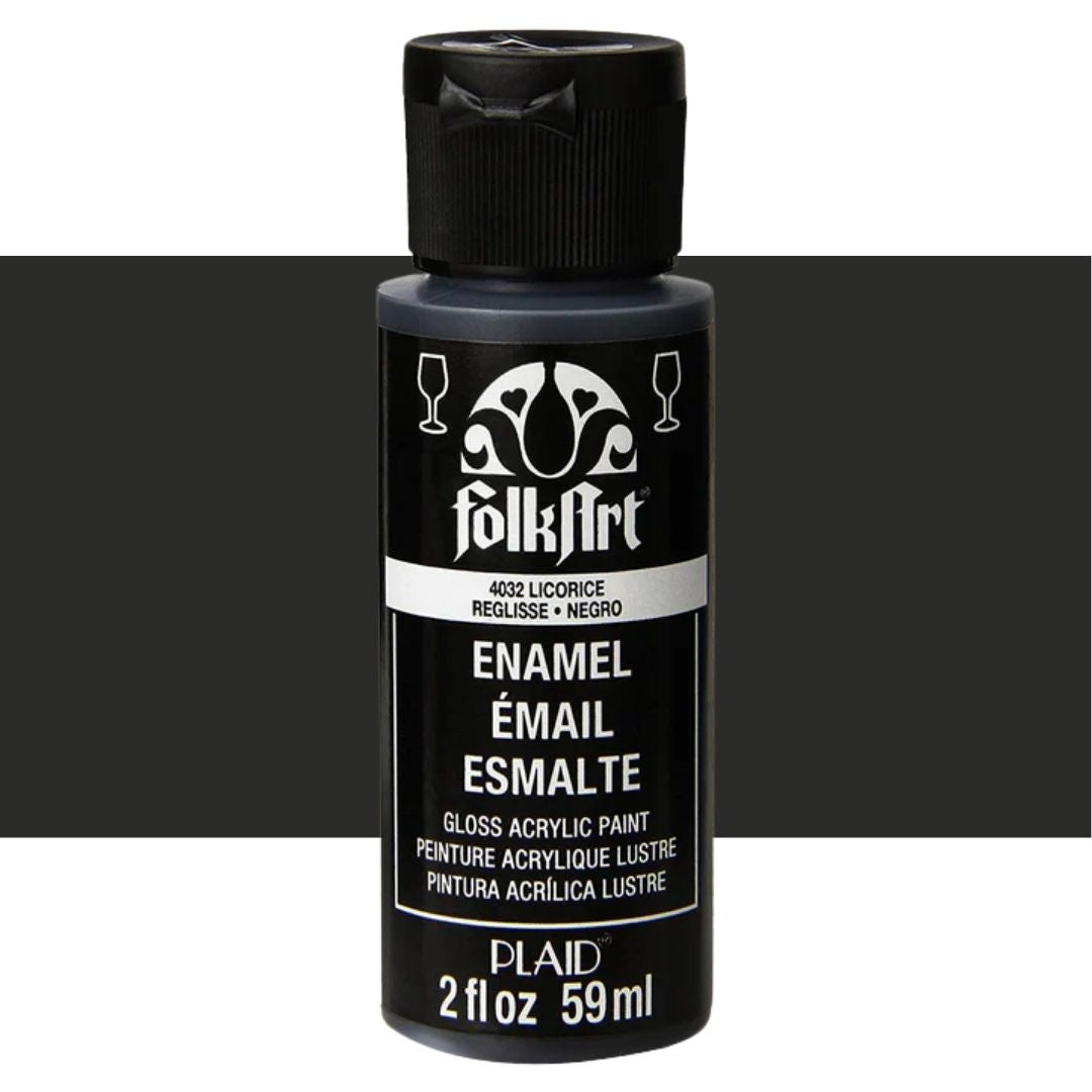 FolkArt Glass Acrylic Enamel Paints 59ML