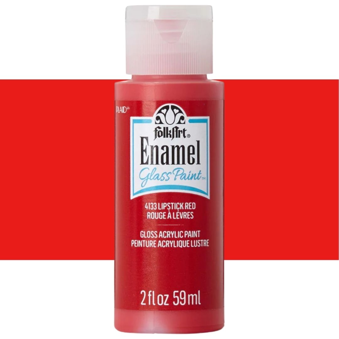 FolkArt Glass Acrylic Enamel Paints 59ML