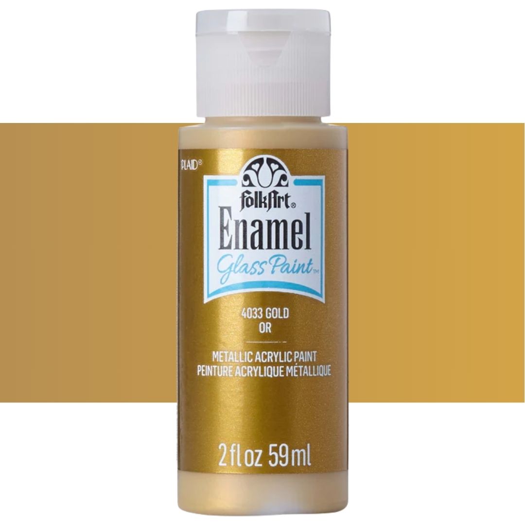 FolkArt Glass Acrylic Enamel Paints 59ML