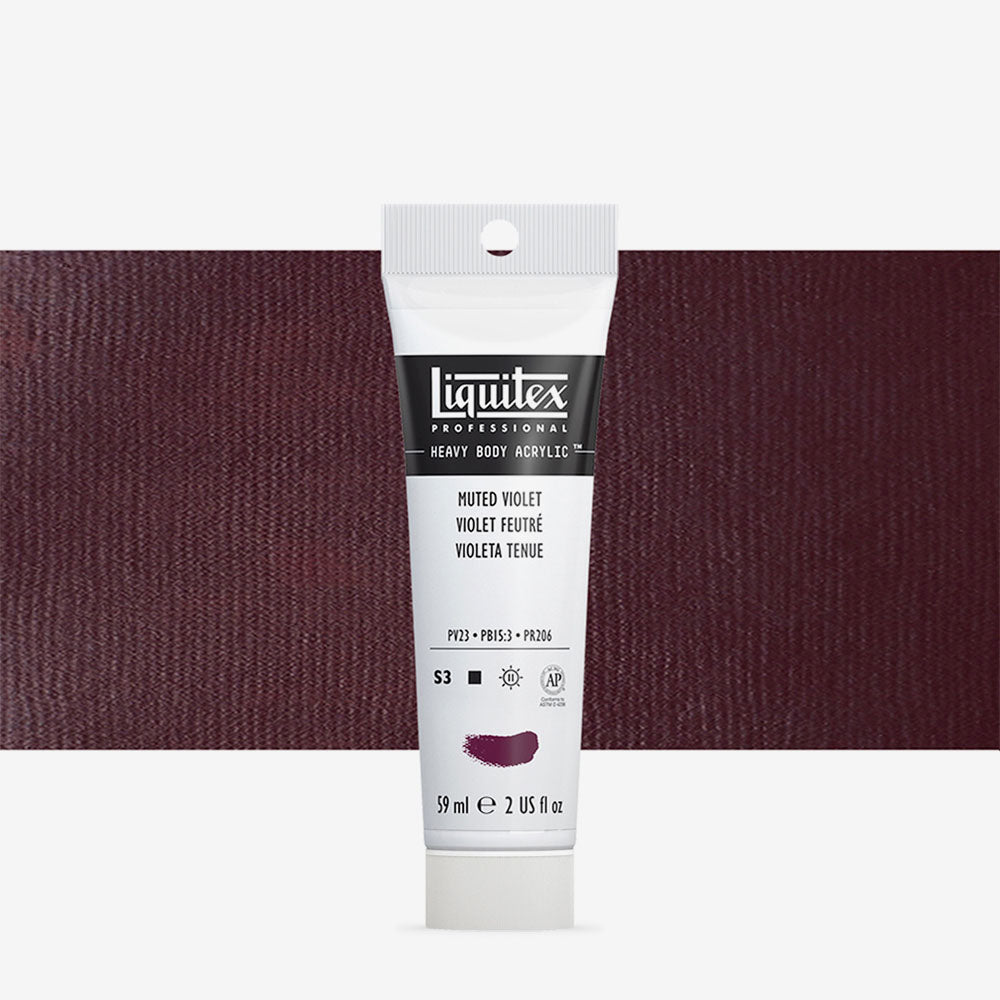 Liquitex Heavy Body Acrylic Paints 59ml Muted, Iridescent & Fluo Colours