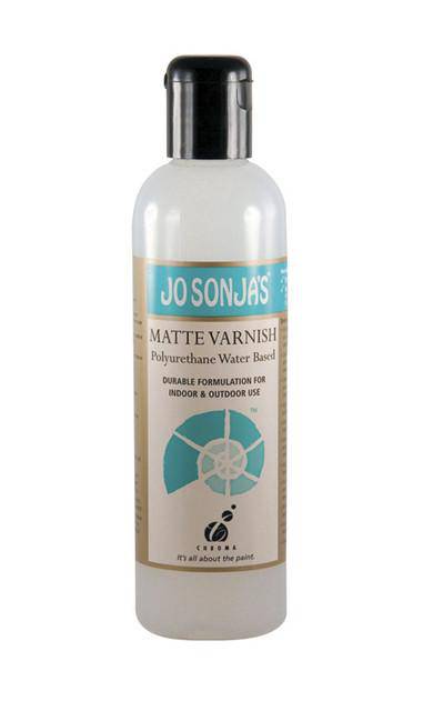 Jo Sonja Matte Varnish Water Based Polyurethane 250ml