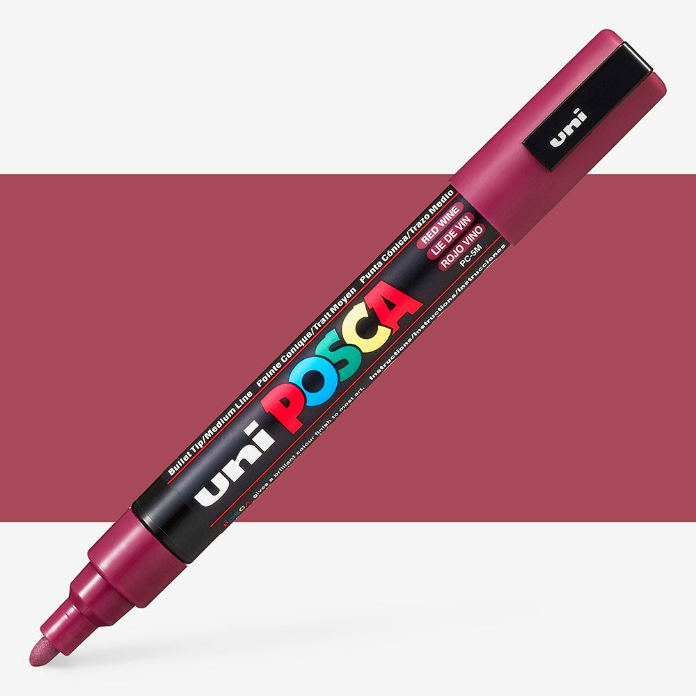 Uni Posca PC-5M Medium 1.8-2.5mm Bullet Tip Markers