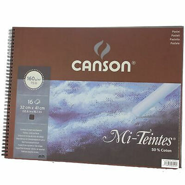 Canson Mi-Teintes 160gsm Black 16 Sheet Sketch Pads