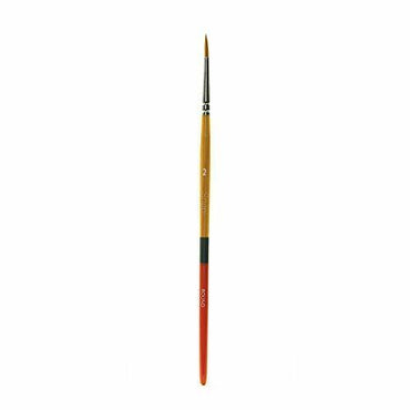 Princeton Snap! 9650 Short Handle Gold Taklon Round Brushes