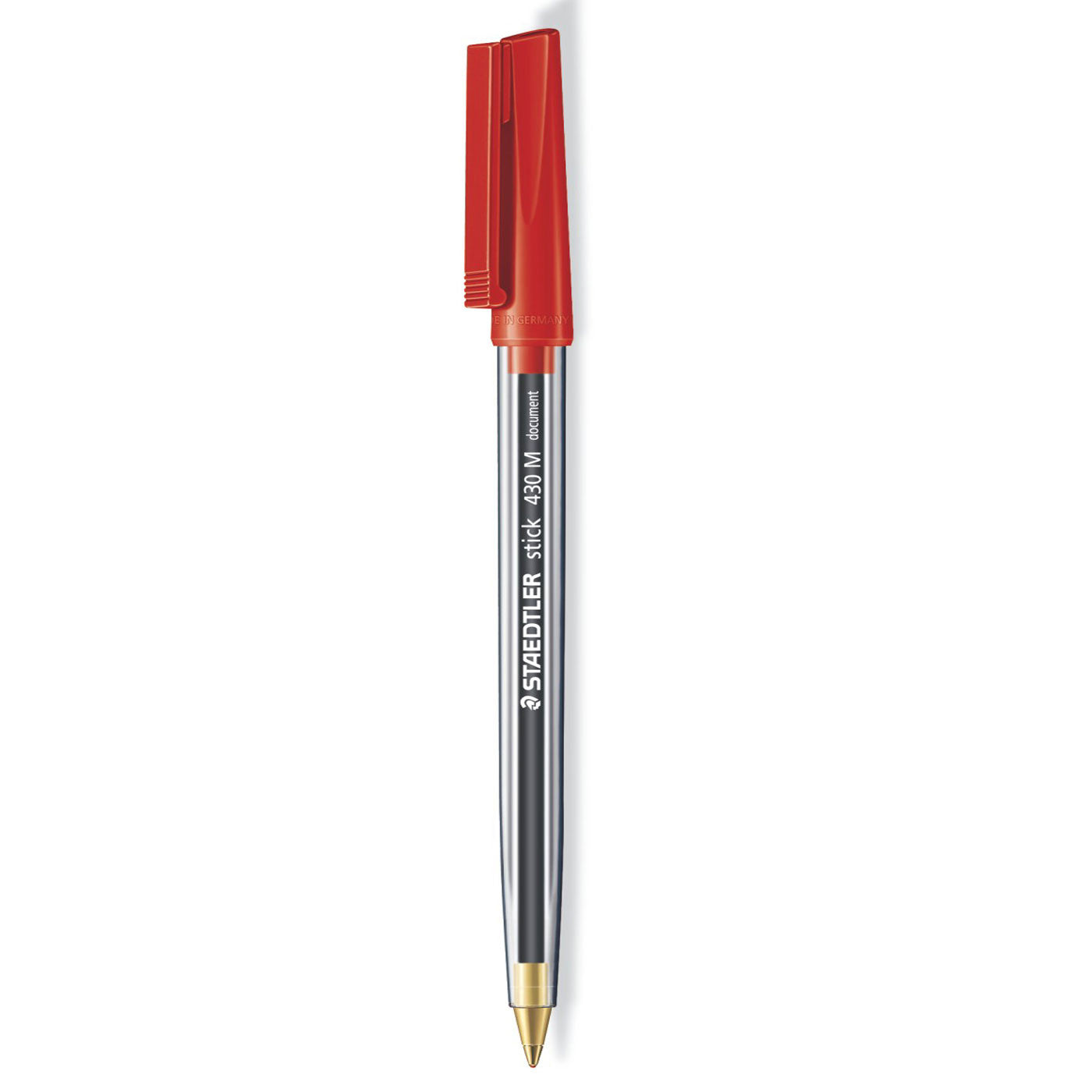 Staedtler Ballpoint Pen Medium Stick 430M Red