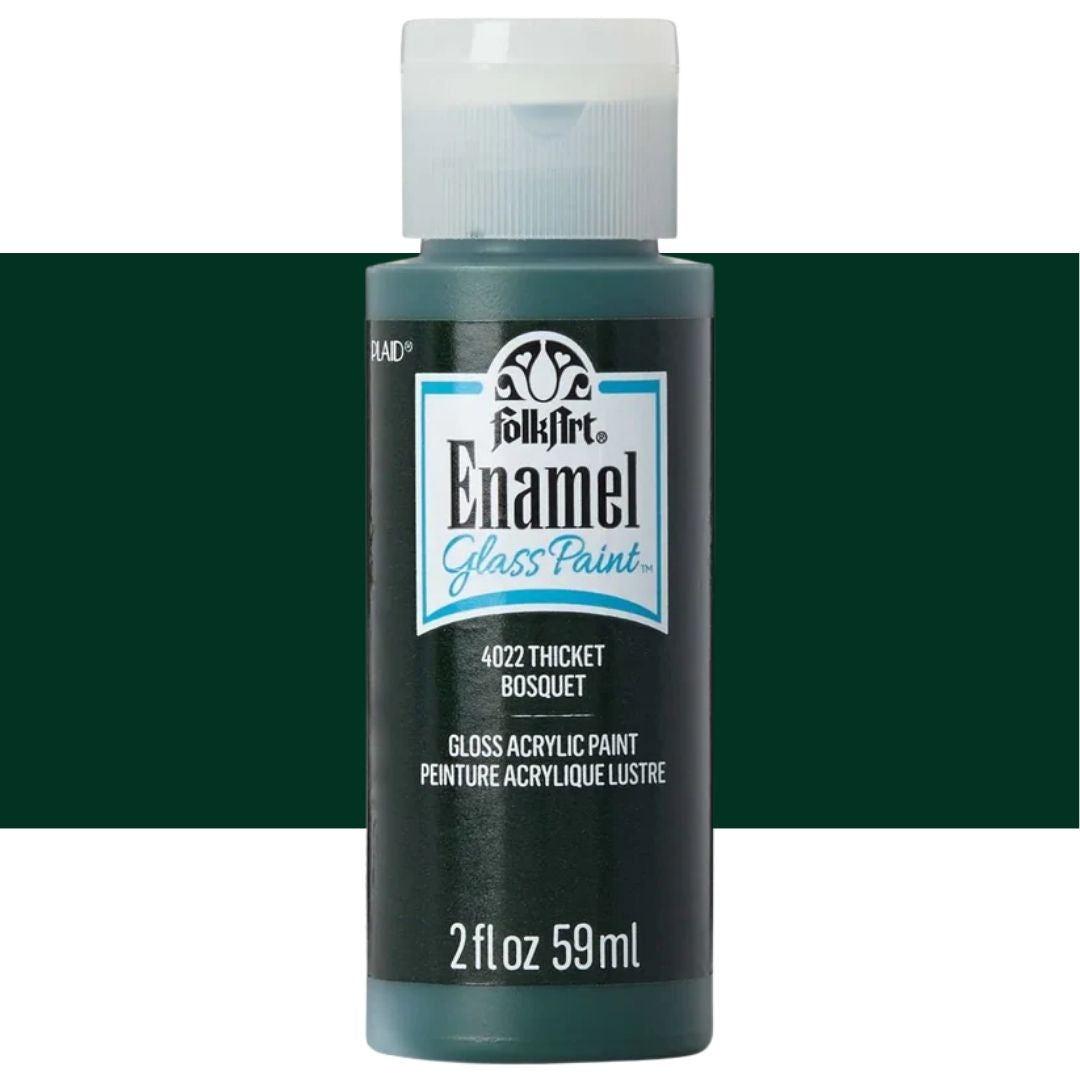 FolkArt Glass Acrylic Enamel Paints 59ML