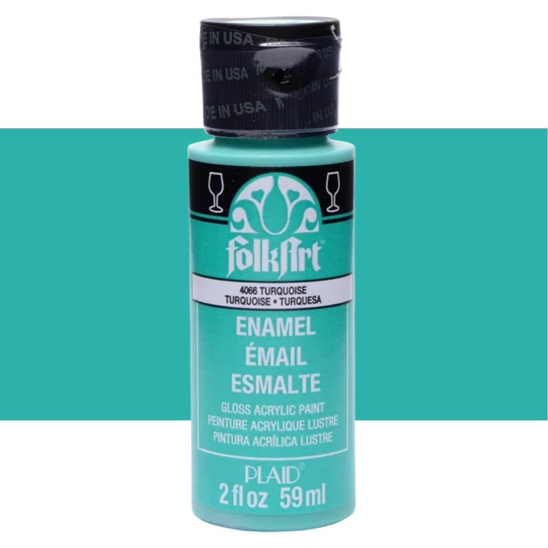 FolkArt Glass Acrylic Enamel Paints 59ML