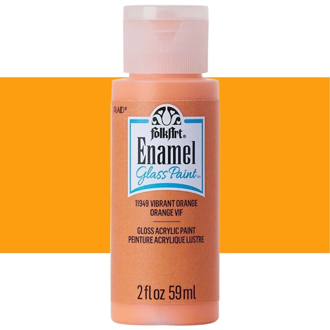 FolkArt Glass Acrylic Enamel Paints 59ML