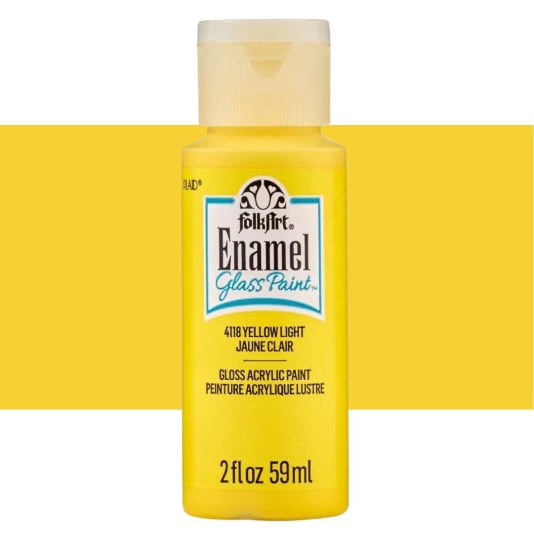 FolkArt Glass Acrylic Enamel Paints 59ML