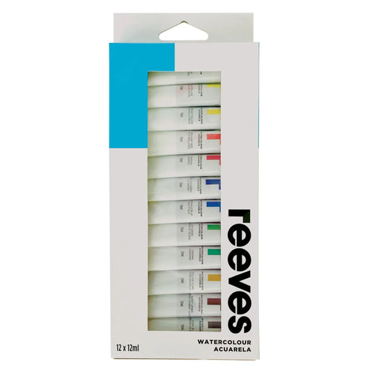 Reeves 10ml Watercolour Paints Set Of 12