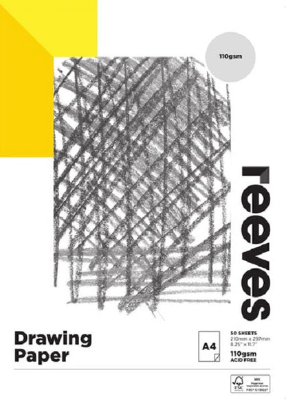 Reeves Drawing 110gsm 50 Sheet Pads