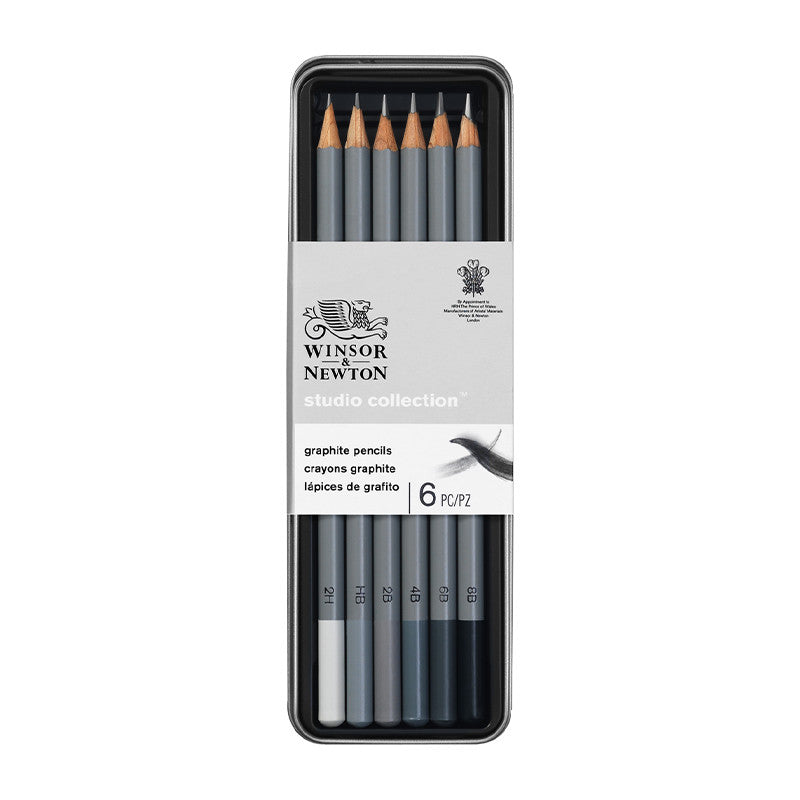 Winsor & Newton Studio Graphic Pencils Set of 6