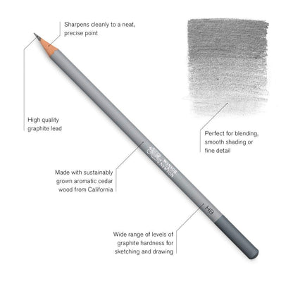 Winsor & Newton Studio Graphic Pencils Set of 12