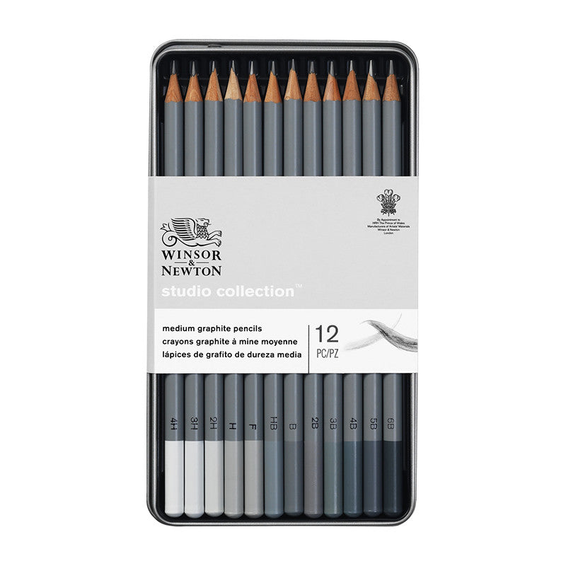 Winsor & Newton Studio Graphic Pencils Set of 12