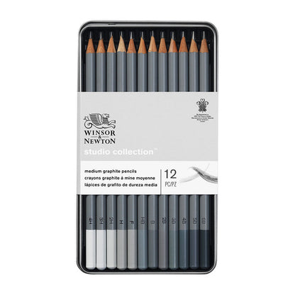 Winsor & Newton Studio Graphic Pencils Set of 12
