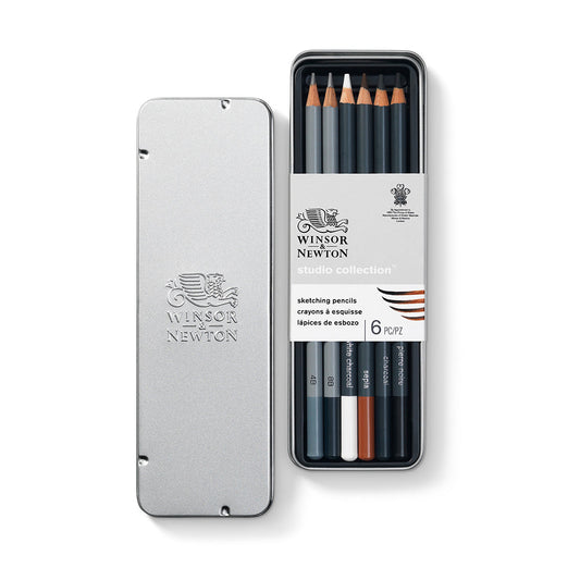 Winsor & Newton Studio Sketching Pencils Set of 6
