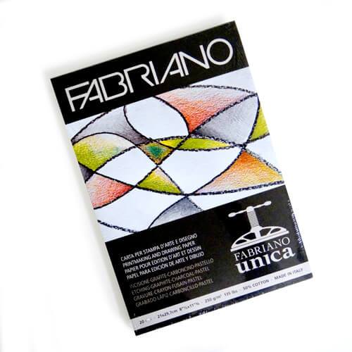Fabriano Unica 250gsm A3 White 20 Sheet Pads