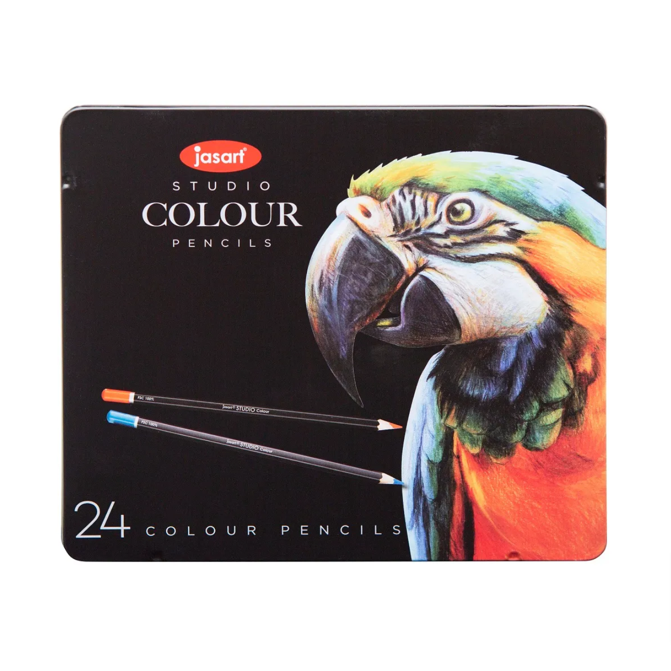 Jasart Studio Colour Pencils Tin of 24