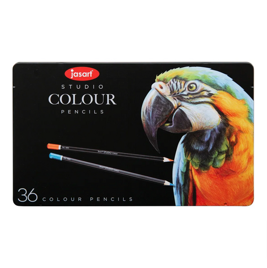 Jasart Studio Colour Pencils Tin of 36
