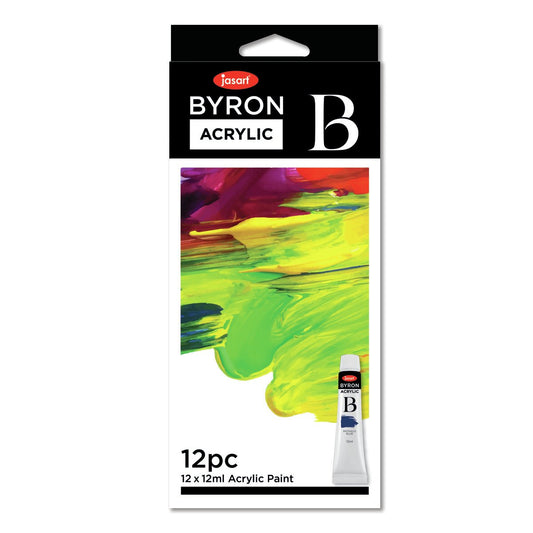 Jasart Byron 12ml Acrylic Paints Set Of 12