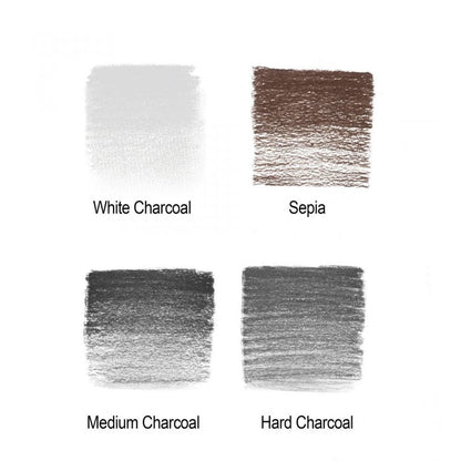 Winsor & Newton Studio Sketching Pencils Set of 4 With Eraser