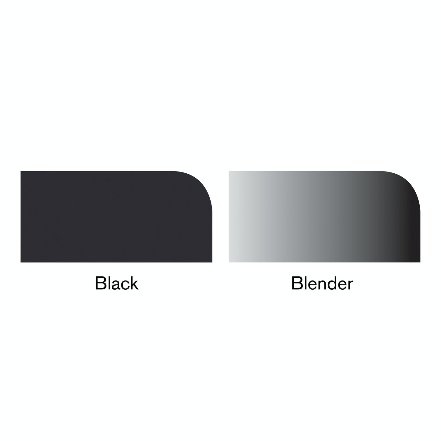 Winsor & Newton Promarker Black + Blender Set
