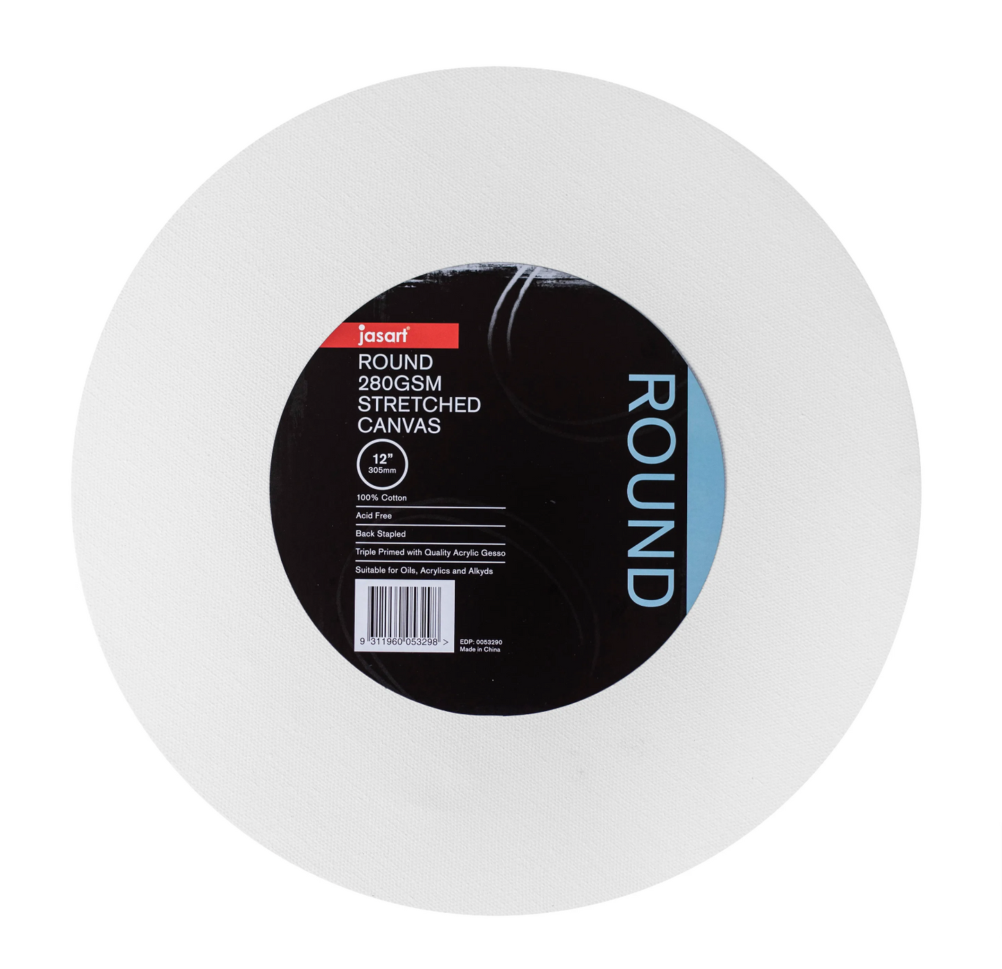 Jasart Round Canvas - Pack Of 6