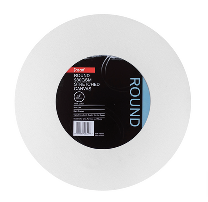 Jasart Round Canvas - Pack Of 6