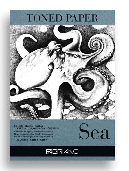 Fabriano Toned 120gsm Sea Pads