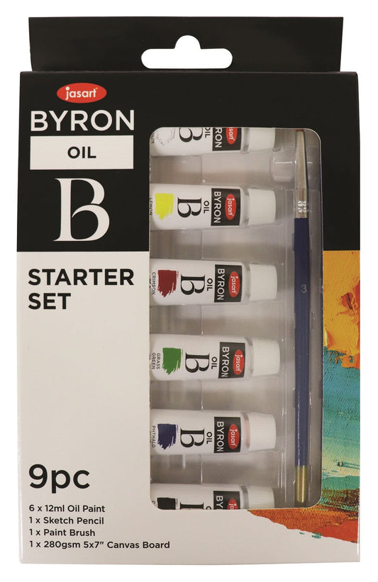 Jasart Byron Oil Starter Paints Set Of 9