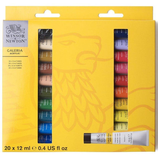 Winsor & Newton Galeria 12ml Acrylic Paints Arrival Set Of 20