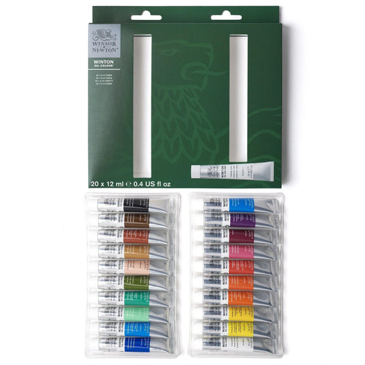 Winsor & Newton Winton 12ml Oil Paints Arrival Set Of 20