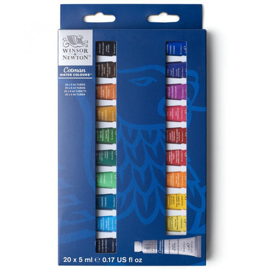 Winsor & Newton 5ml Cotman Paints Arrival Set of 20