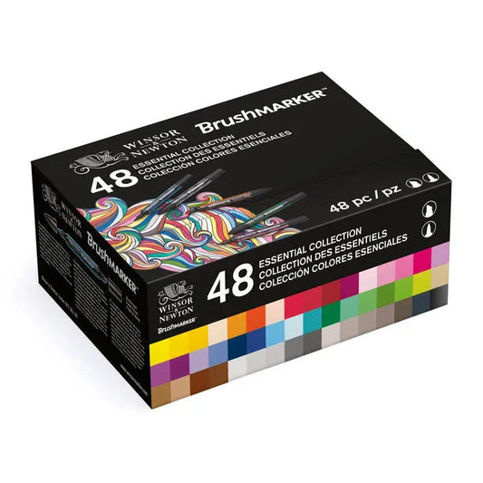 Winsor & Newton Promarker BrushMarker Set of 48