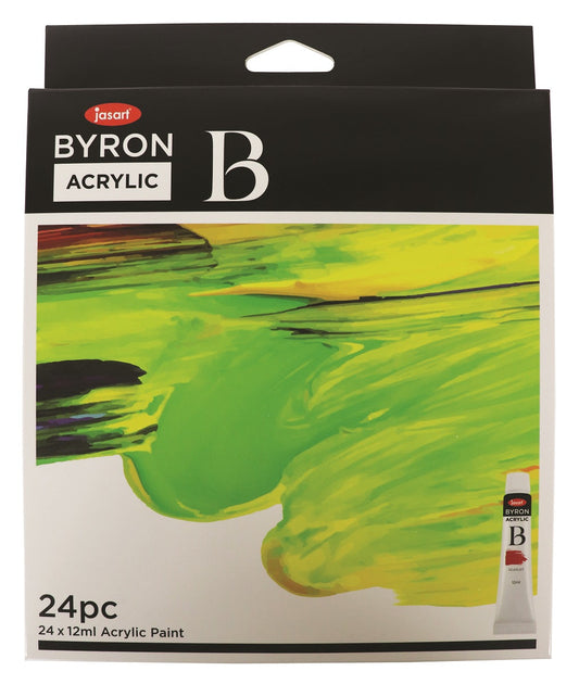 Jasart Byron 12ml Acrylic Paint Set of 24