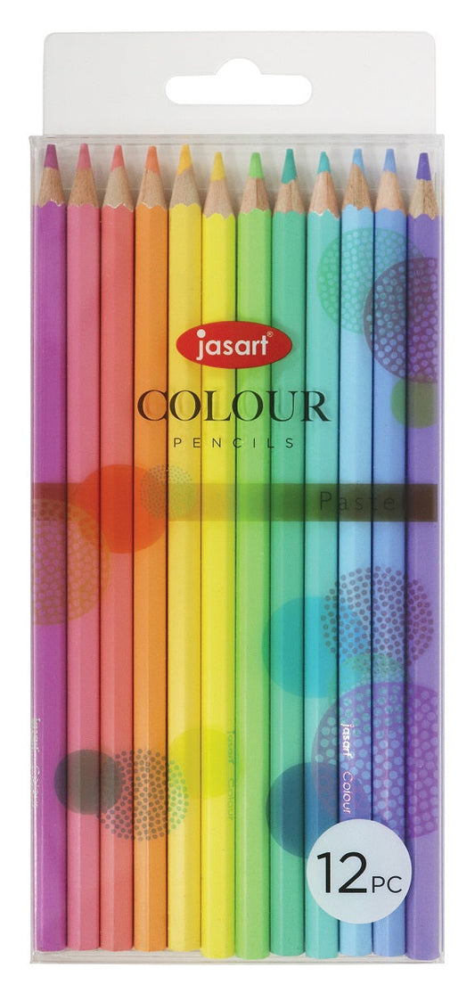 Jasart Studio Pastel Tones Pencils Set Of 12