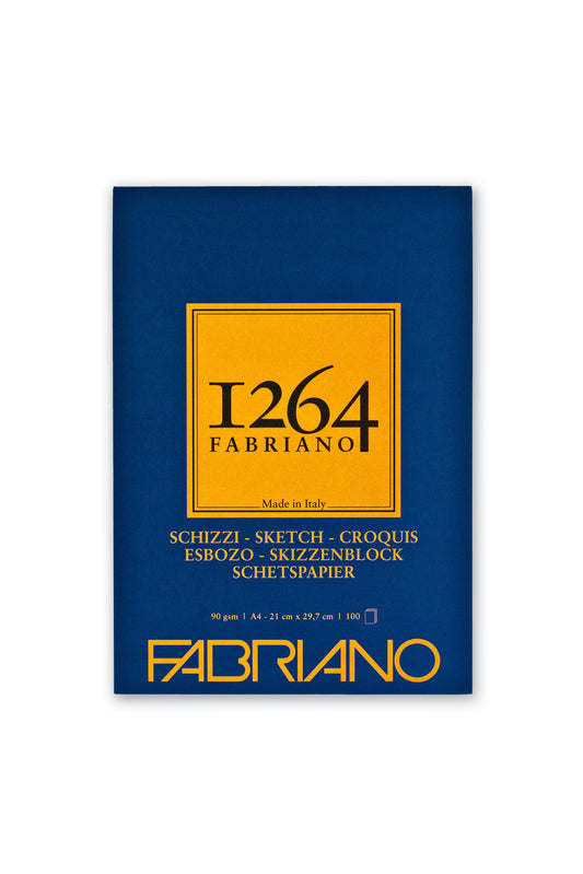 Fabriano 1264 90gsm 100 Sheet Sketch Pads