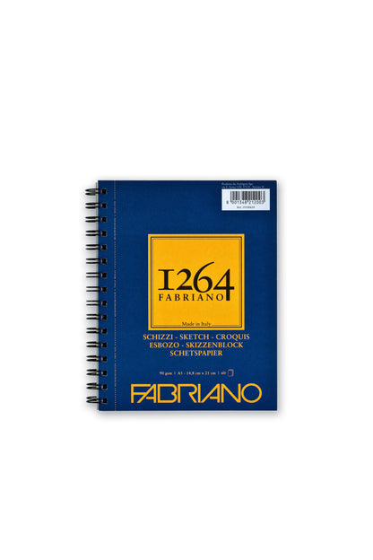 Fabriano 1264 Spiral (Long Side) 90gsm Sketch Pads