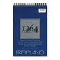 Fabriano 1264 Black Spiral 200gsm Pads