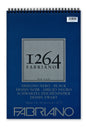 Fabriano 1264 Black Spiral 200gsm Pads
