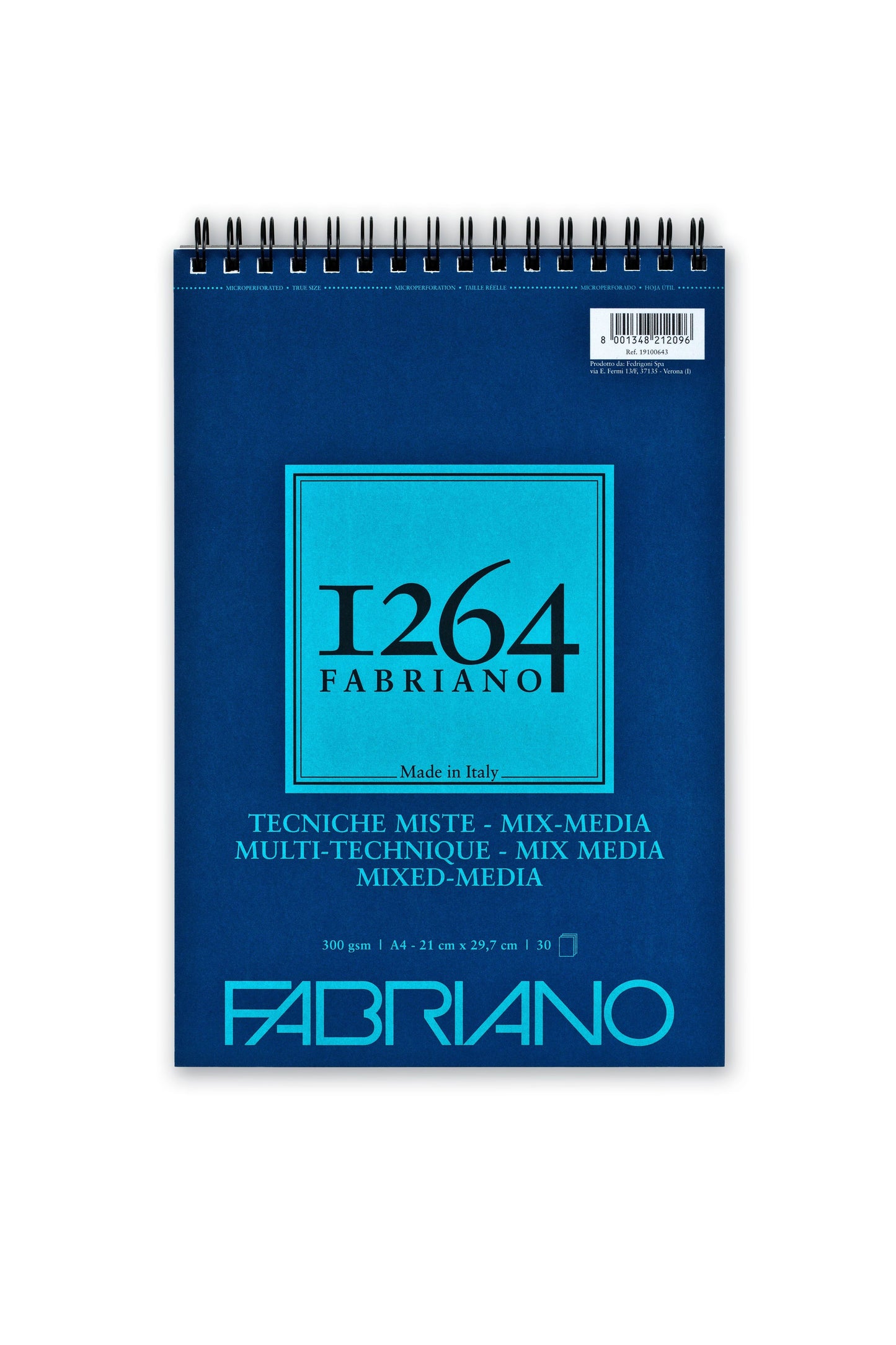 Fabriano 1264 Mix Media Spiral 300gsm Pads