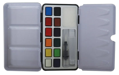 Jasart Byron Watercolour Primary Half Pan Pocket Set Of 12