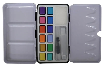 Jasart Byron Watercolour Pastel Half Pan Pocket Set Of 12