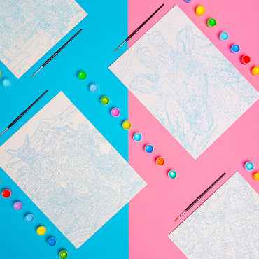 Reeves Paint By Numbers 12x16 Inch Frog