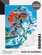 Reeves Paint By Numbers 12x16 Inch Dolphins