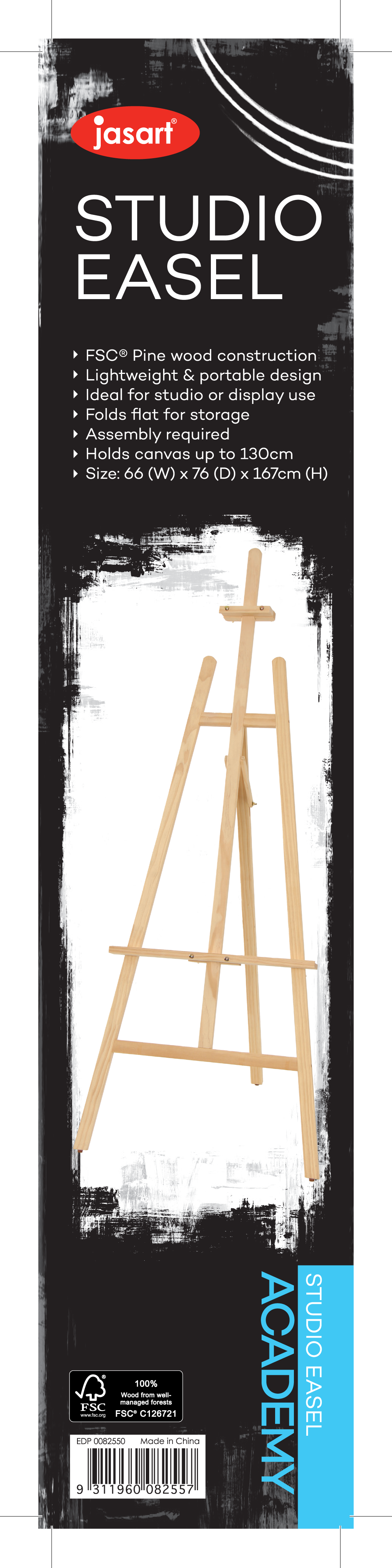 Jasart Academy Studio Pine Easel