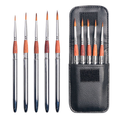 Jasart Watercolour Pocket Travel 5 Piece Brush Set